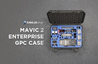 GPC hard case with custom foam insert for the DJI Mavic 2 Enterprise, providing secure storage, organized accessories, rapid deployment, and maximum equipment protection.