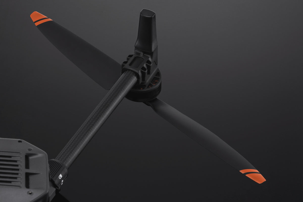 DJI Matrice 350 RTK 2112 high-altitude propeller installed on a drone arm