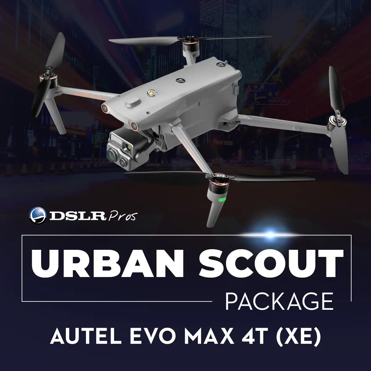 DSLRPros Autel EVO MAX 4T (XE) Urban Scout Bundle, package contents