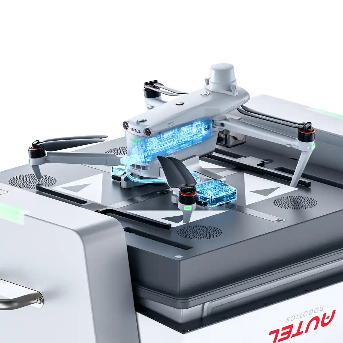 charging the EVO Max drone on the Autel Robotics EVO Nest