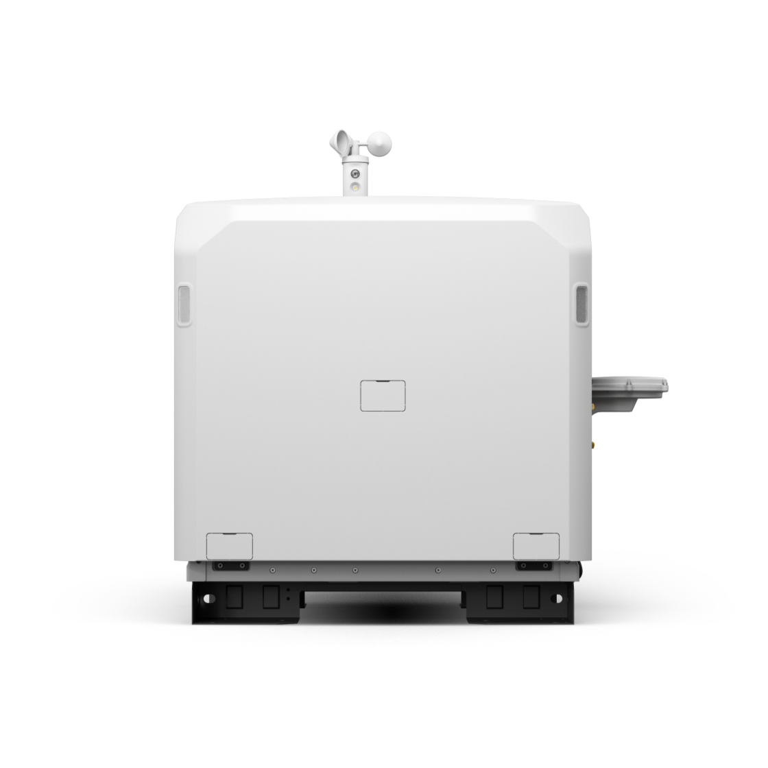 DJI Dock 3, closed exterior view from the opposite side