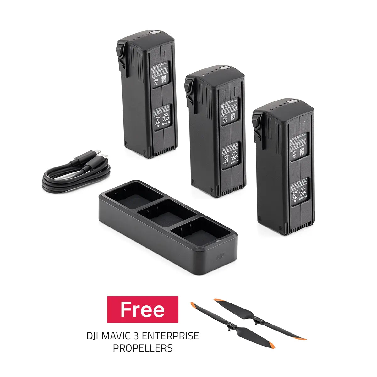 DJI Mavic 3 Enterprise Battery Kit + Free DJI Mavic 3 Enterprise Propellers