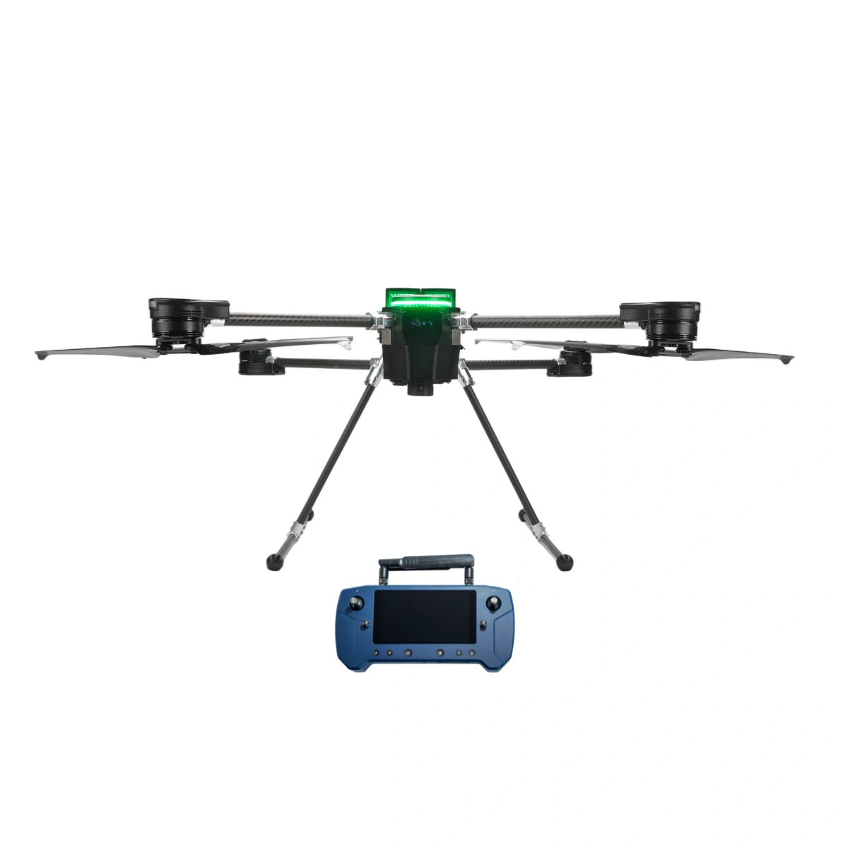 WISPR SkyScout 2 drone and Blue Herelink controller displayed together