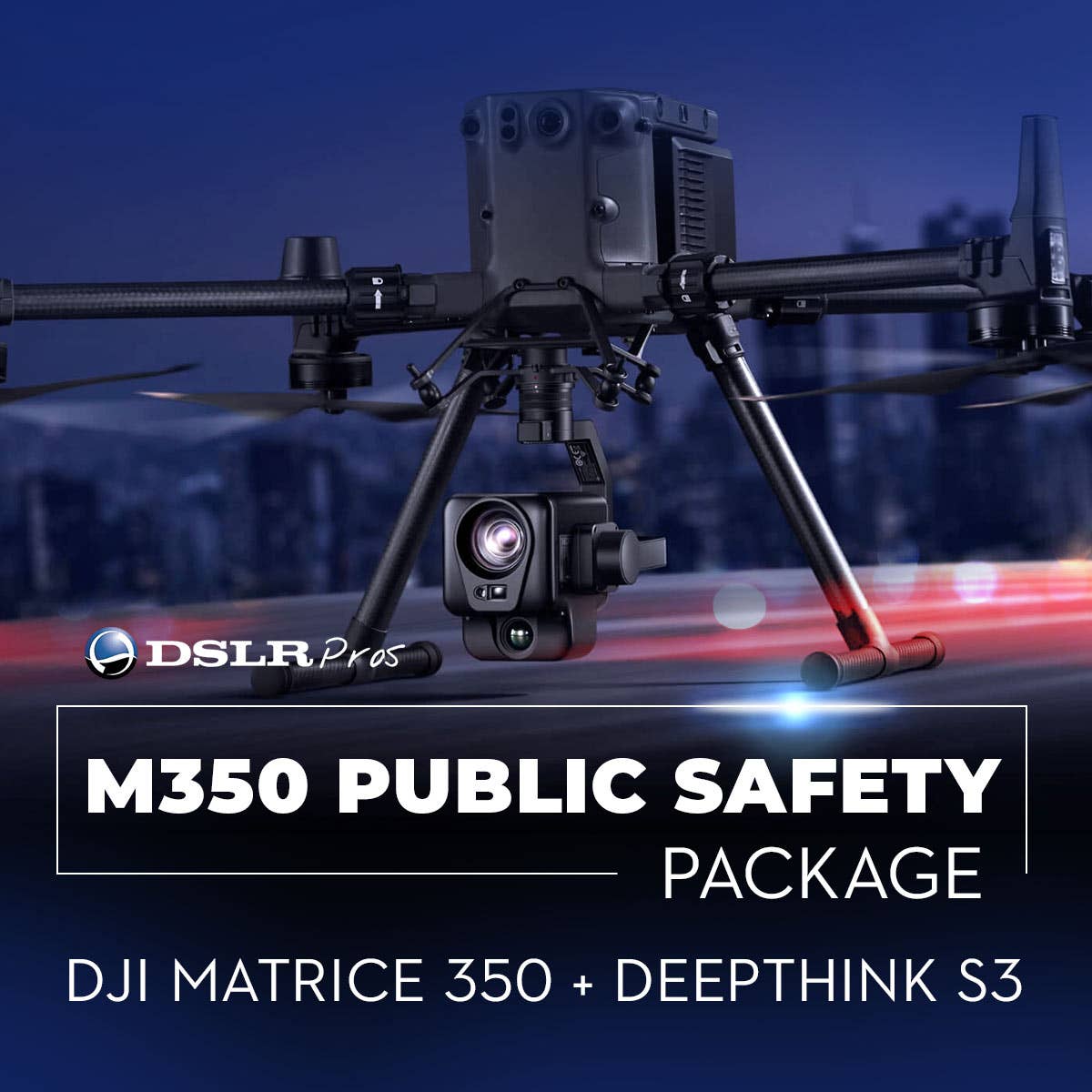 Shop DSLRPros Matrice 350 RTK Deepthink S3 Public Safety Package