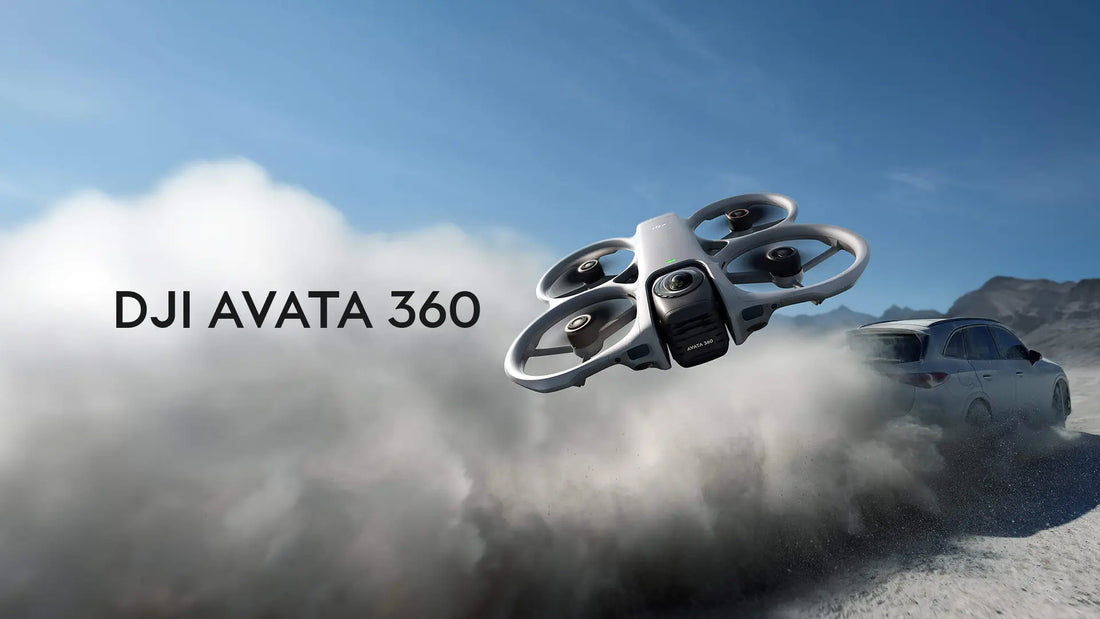 DJI Avata 360 capturing full scene for flexible video output