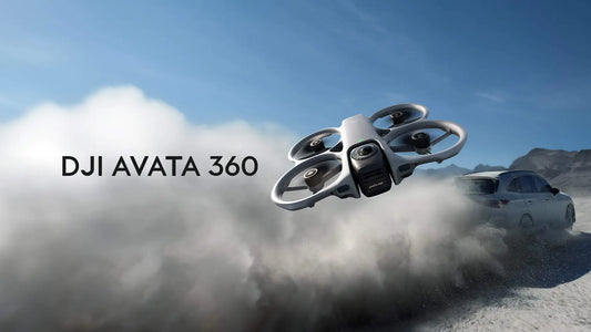DJI Avata 360 capturing full scene for flexible video output