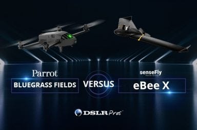 Comparison of the Parrot Bluegrass Fields and senseFly eBee X drones for aerial mapping, agricultural surveying, fixed-wing coverage, and enterprise drone missions.