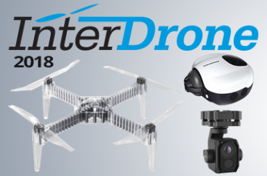 InterDrone 2018 highlights featuring new drone technology, enterprise UAV innovations, thermal camera payloads, drone goggles, and next-generation aerial imaging solutions.