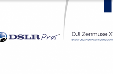 Presentation slide from the DSLRPros Aerial Thermal Imaging Fundamentals webinar covering DJI Zenmuse XT thermal camera setup, infrared imaging principles, gas leak detection, thermal inspections, and enterprise drone applications.