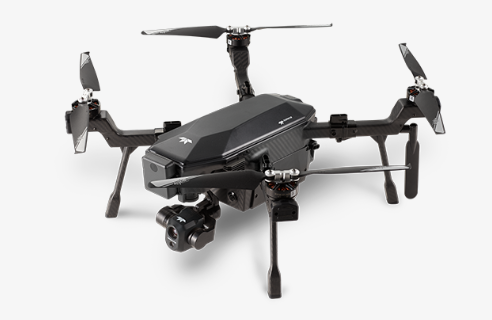 Teledyne FLIR SIRAS drone equipped with a thermal imaging payload, designed for public safety, inspection, and industrial aerial missions.