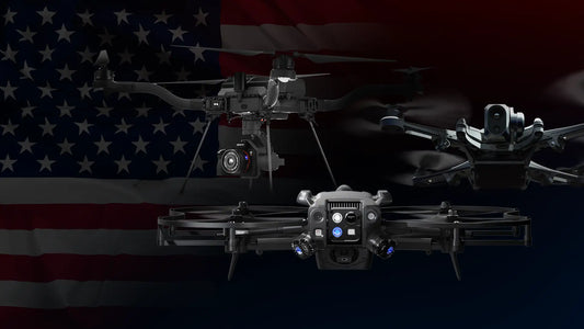 American-made drones with NDAA-compliant and Blue UAS-approved platforms designed for defense, public safety, inspections, and enterprise operations.