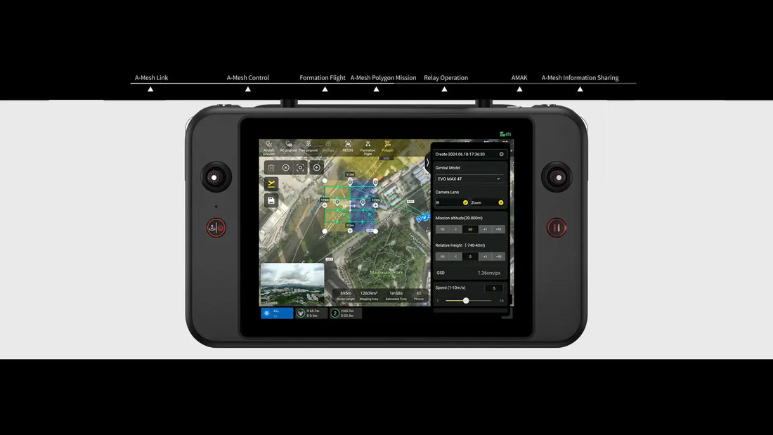 Guide For A-Mesh Networking with Evo Max Series Drones