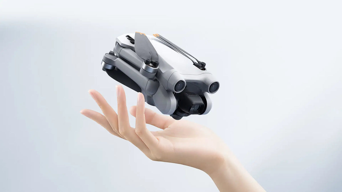 DJI Mini drone representing the DJI Fly App v1.10.6 update that restored higher flight altitude limits for eligible drone pilots across Europe.