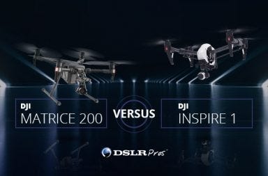 Comparison of the DJI Matrice 200 and DJI Inspire 1 enterprise drones, highlighting flight performance, thermal imaging support, payload options, weather resistance, and industrial applications.