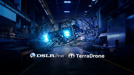 Terra Xross 1 indoor inspection drone operating inside an industrial confined space