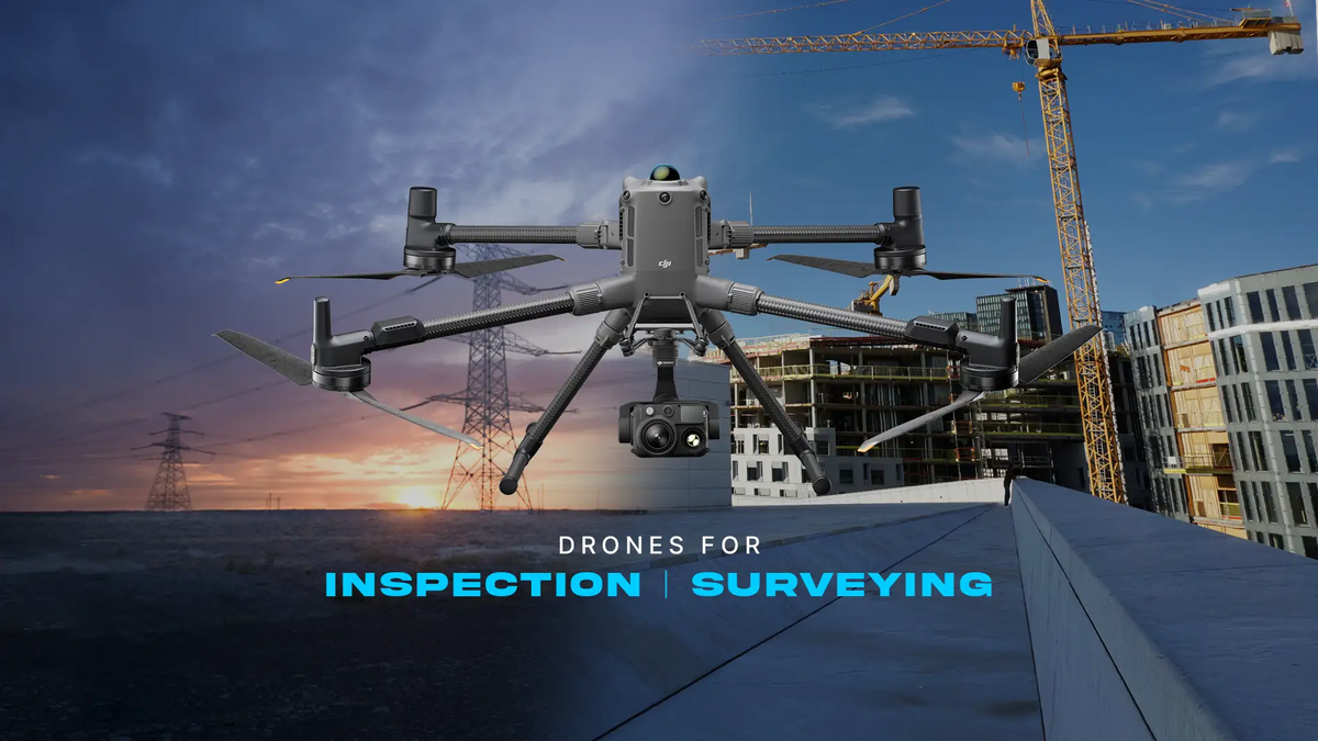 DJI Matrice 350 RTK drone for professional surveying, inspection, mapping, and infrastructure data collection.