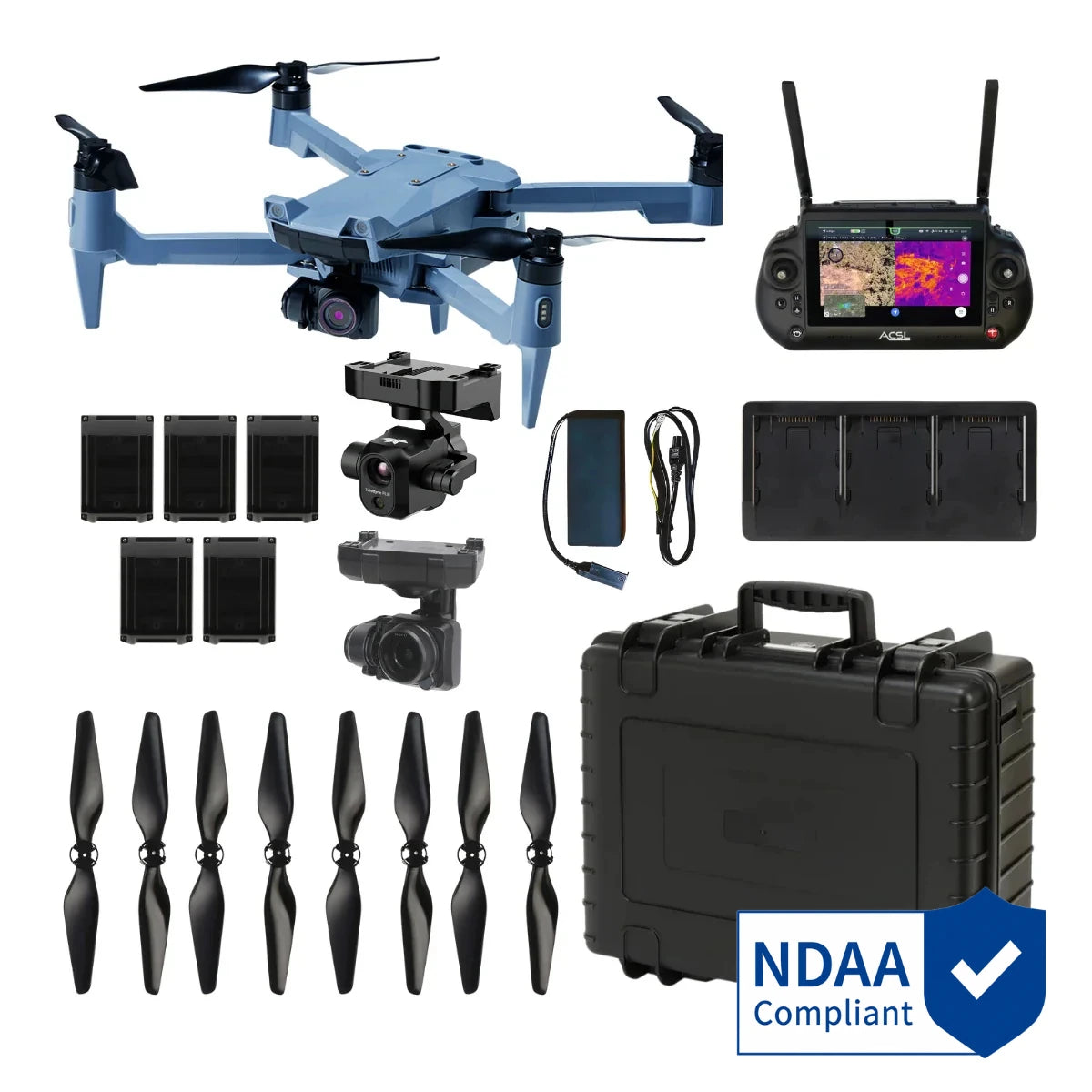 ACSL SOTEN Thermal Package with TAITEN Smart Controller & SAMO Payload, package contents