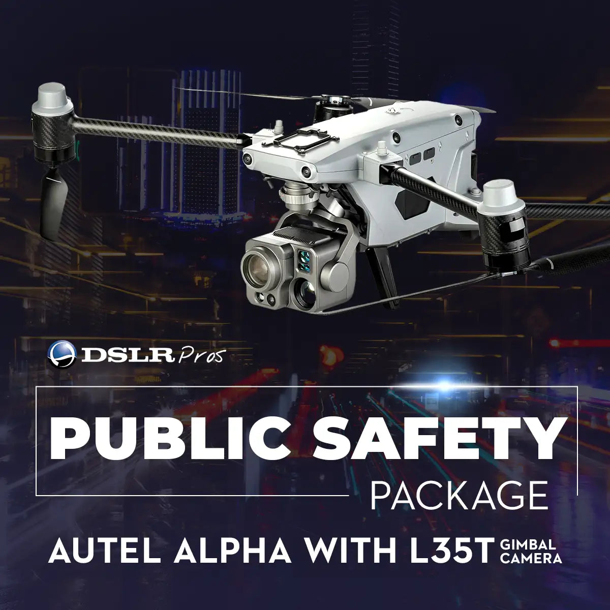 DSLRPros Autel Alpha with L35T Gimbal Public Safety Package with included camera