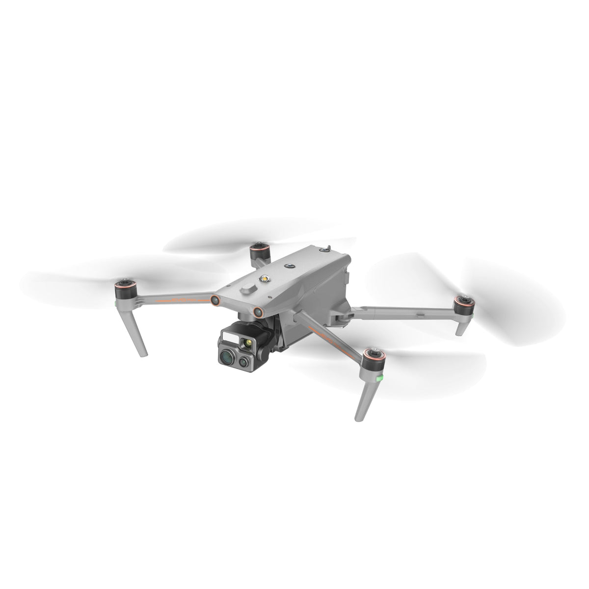 Autel EVO Max 4T XE drone flying with propellers spinning