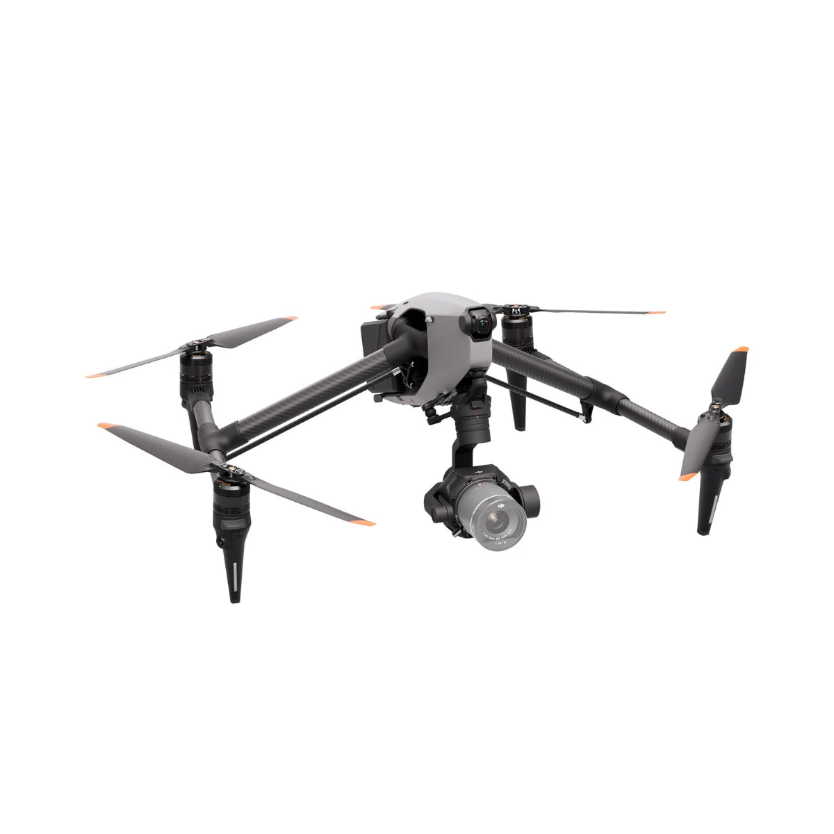 DJI Inspire 3 cinema drone, angled front view with Zenmuse camera mounted