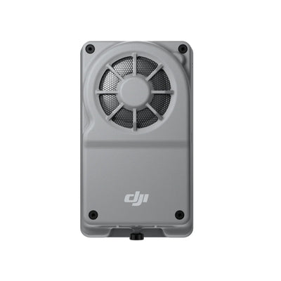 DJI Manifold 3 onboard computer, straight-on front view showing the cooling fan