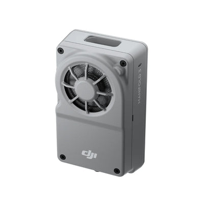 DJI Manifold 3 onboard computer, front three-quarter view showing the cooling fan