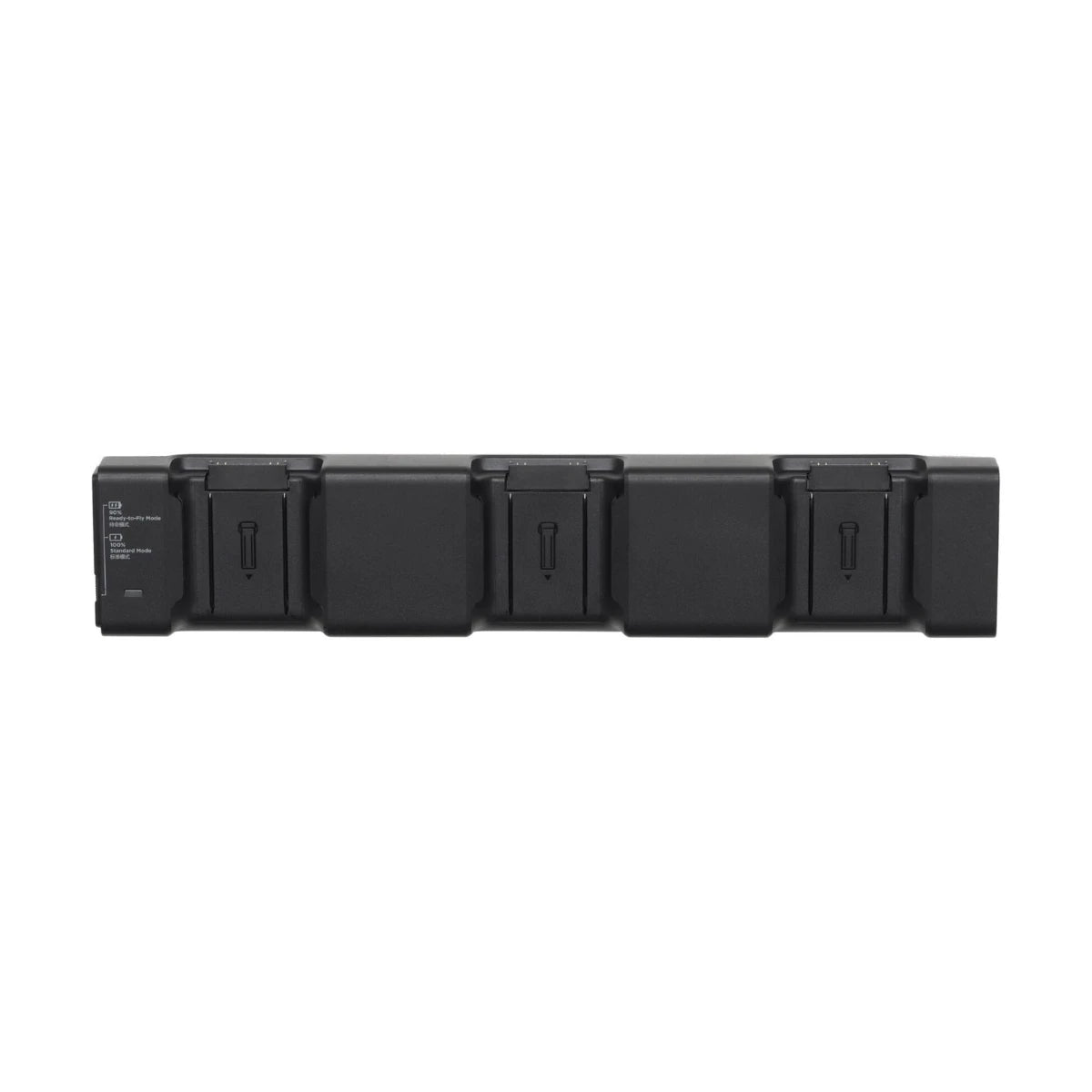 DJI Matrice 4 Series 200W charging hub, front view showing four battery slots