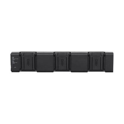 DJI Matrice 4 Series 200W charging hub, front view showing four battery slots
