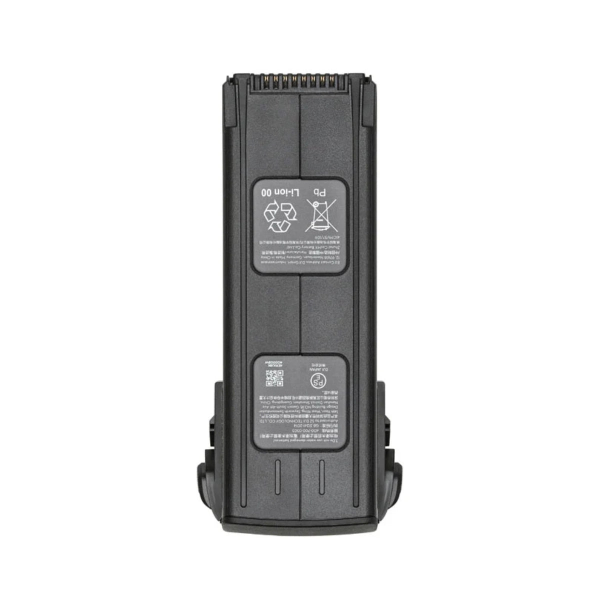 DJI Mavic 3 Intelligent Flight Battery, underside view showing regulatory labels