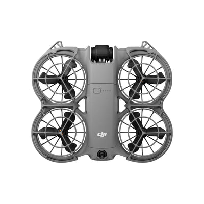 DJI Neo 2 drone, top view showing the enclosed propeller guards