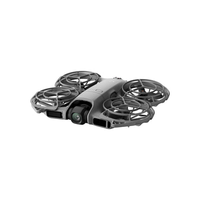 DJI Neo 2 drone, front three-quarter view with enclosed propeller guards