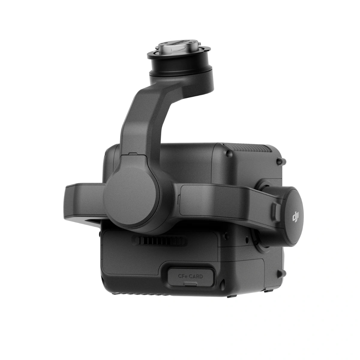 DJI Zenmuse L3 LiDAR sensor, rear three-quarter view showing the memory card slot