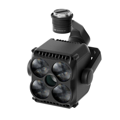 DJI Zenmuse S1 Spotlight, front three-quarter view
