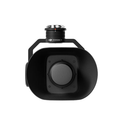 DJI Zenmuse V1 Speaker, straight-on front view of the speaker horn