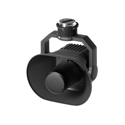 DJI Zenmuse V1 Speaker, front three-quarter view