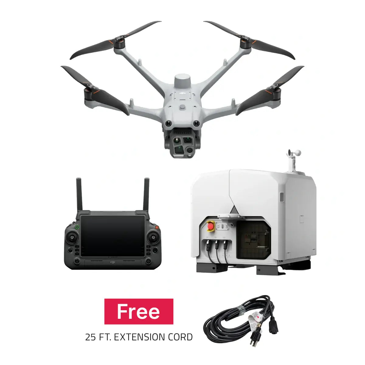 DJI Dock 3 + Matrice 4TD (Standalone Unit) Bundle with FREE 25-ft extension cord