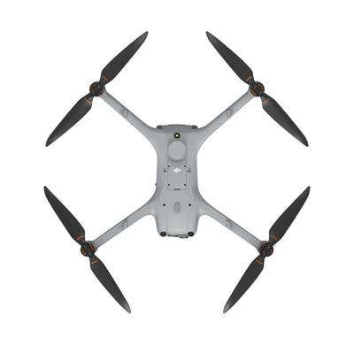 DJI Matrice 4TD aircraft, top view with propellers extended
