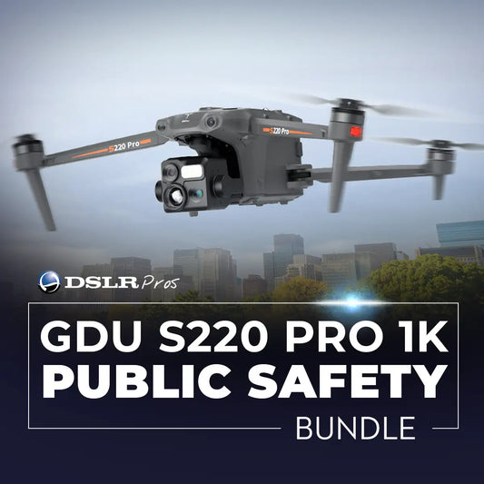 DSLRPros GDU S220 Pro 1K Version Public Safety Bundle -  Quad Sensor