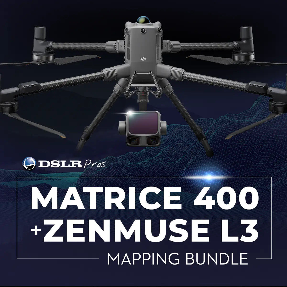 DSLRPros Matrice 400 + Zenmuse L3 Mapping Bundle, package contents