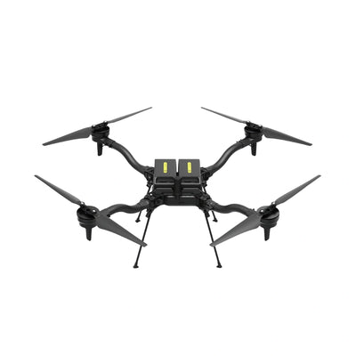 Freefly Astro Max mapping bundle aircraft, front view with dual top-mounted batteries