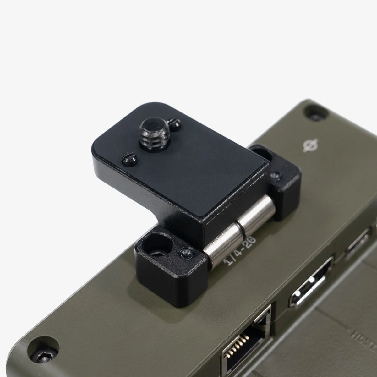 Freefly Adjustable Accessory Mount installed on top of an Ember camera