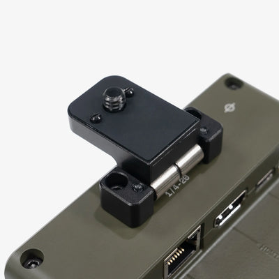 Freefly Adjustable Accessory Mount installed on top of an Ember camera