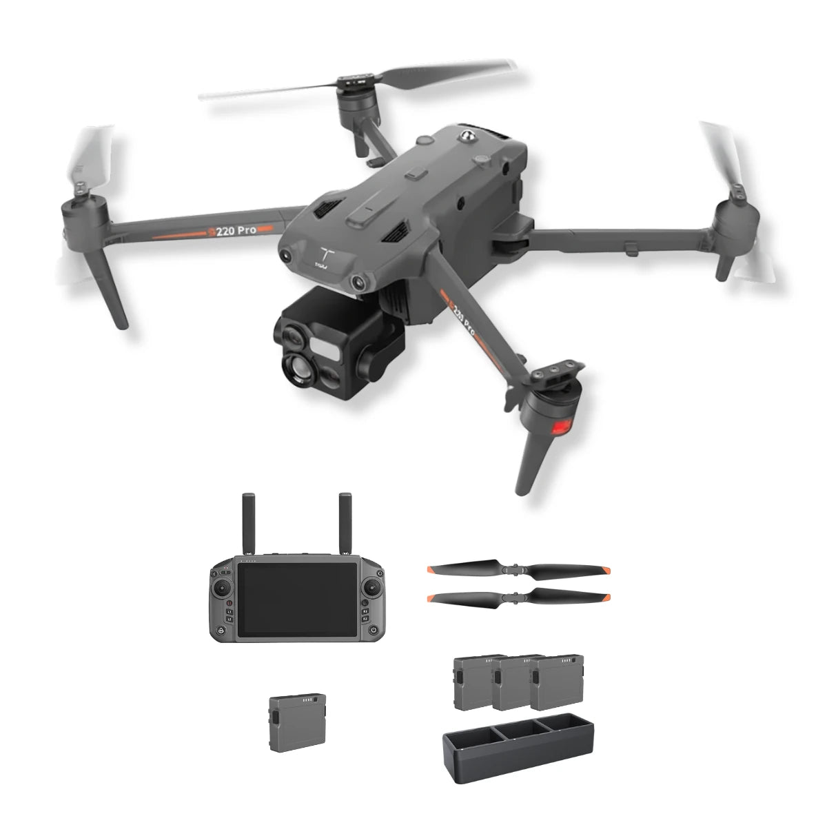GDU S220 Pro 640 Version Inspection/Hunting Bundle, package contents