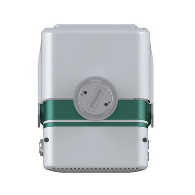 GreenValley LiAir X3-H airborne laser scanning unit, bottom view showing the mounting connector