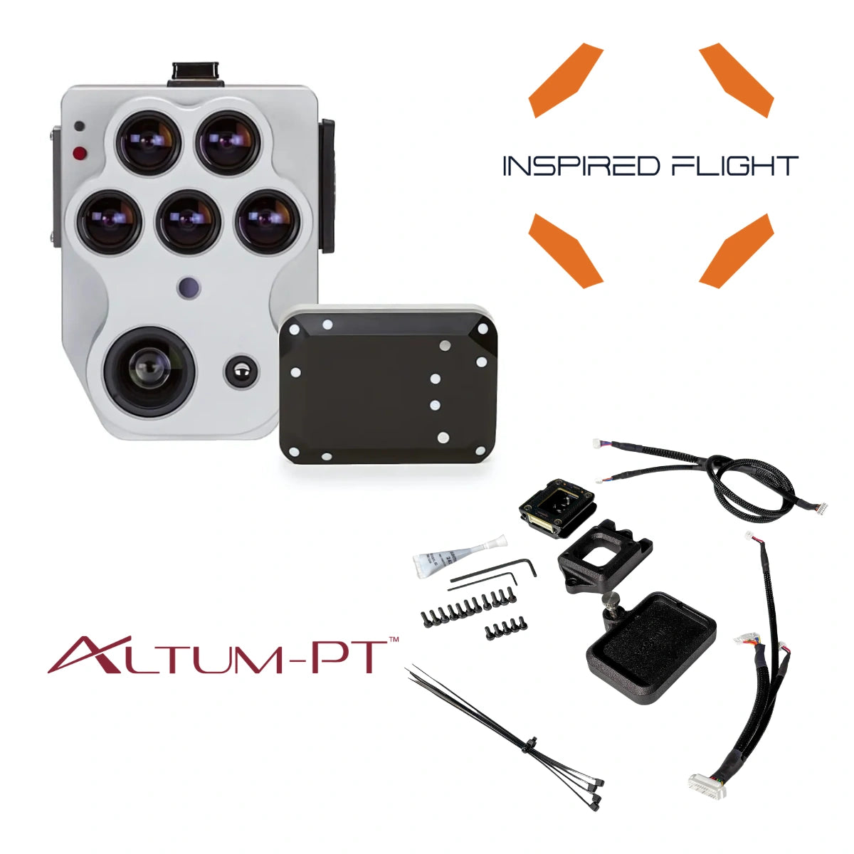 Inspired Flight MicaSense Altum-PT and Integration Kit Bundle, package contents