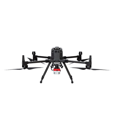 MicaSense Altum-PT multispectral camera mounted beneath a DJI Matrice drone