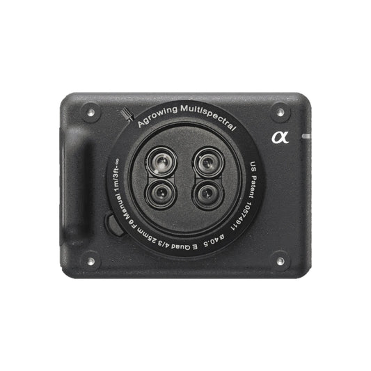 WISPR Sony LR1 Agrowing Quad Lens, front view showing four lens elements