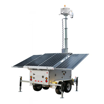 Solar Surveillance Trailer VTS4P-M with Drone Platform