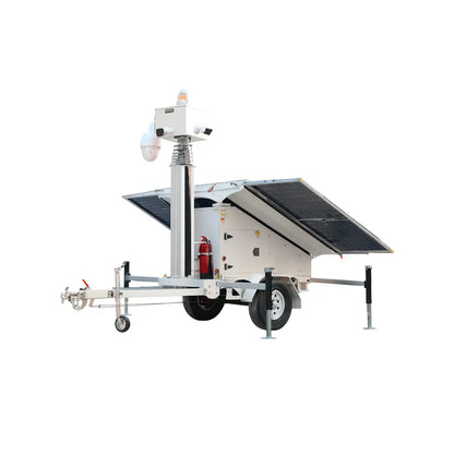 Solar Surveillance Trailer VTS4P-M with Drone Platform