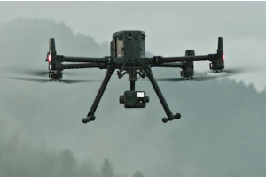Image of DJI Matrice 350 RTK drone flying